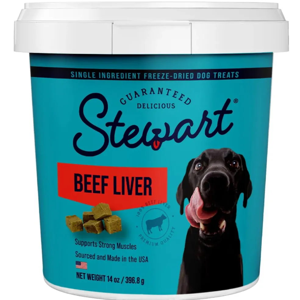 Stewart Beef Liver Freeze-Dried Treats For Dogs