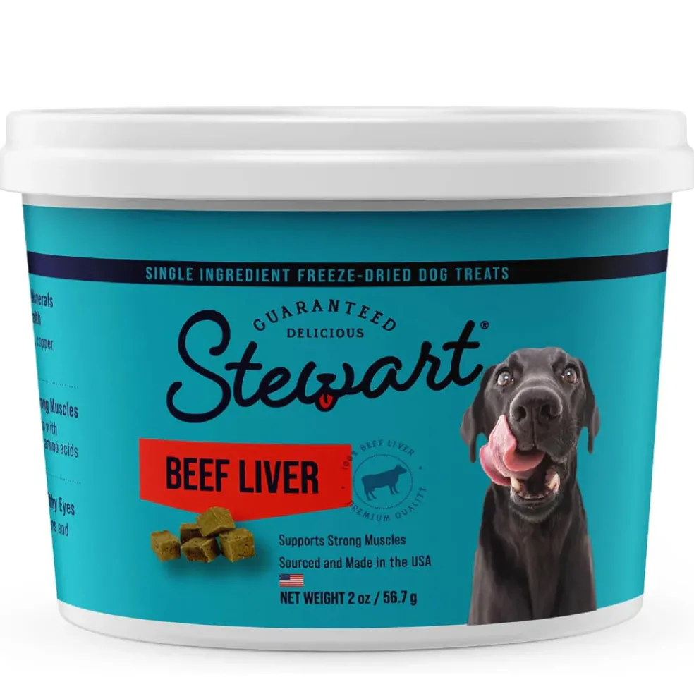 Stewart Beef Liver Freeze-Dried Treats For Dogs