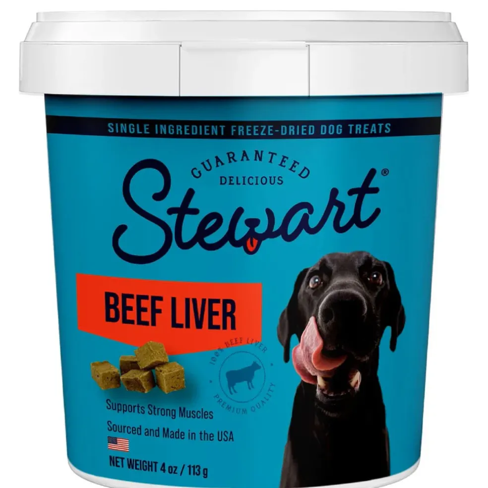 Stewart Beef Liver Freeze-Dried Treats For Dogs