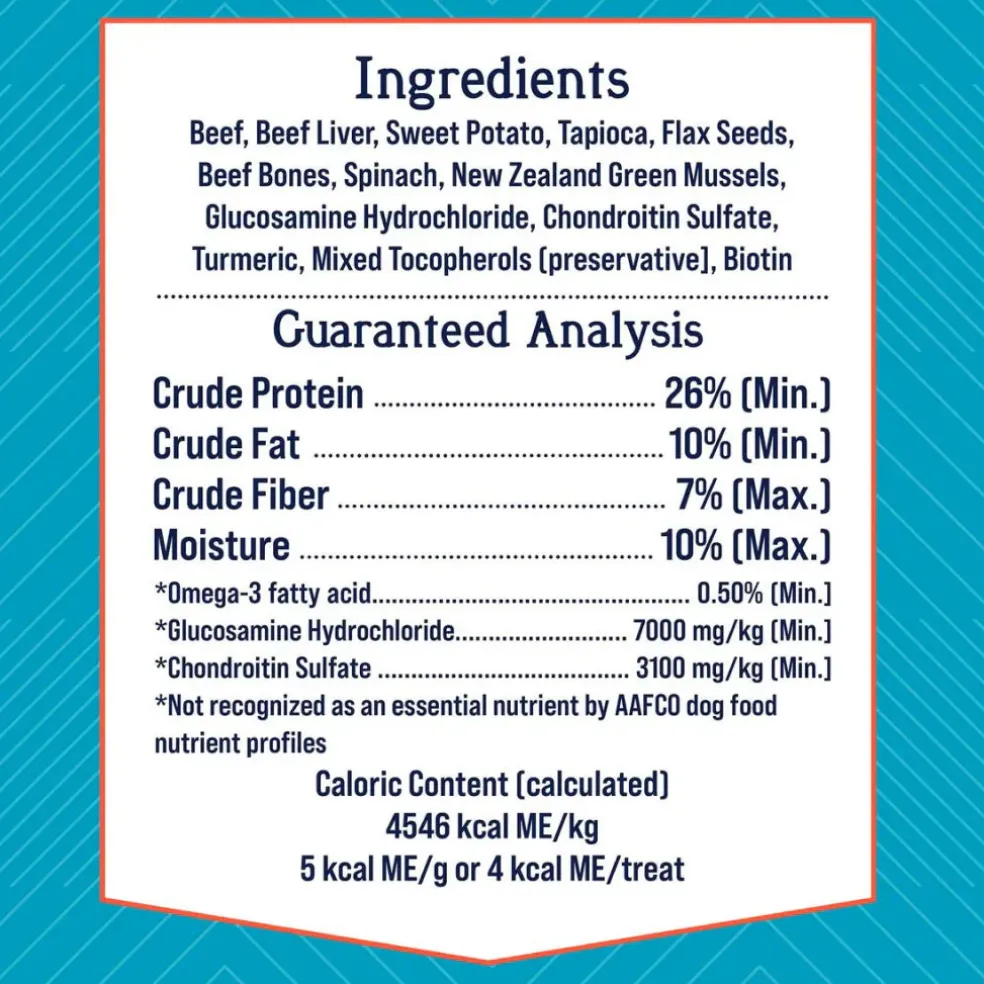 Stewart Healthy Hips Beef & Sweet Potato w/ Glucosamine Freeze-Dried Treats For Dog (4 oz)