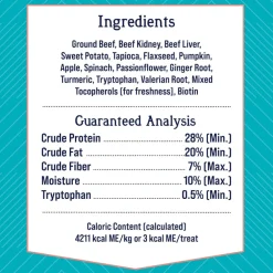 Stewart Zen Beef & Pumpkin w/ Passion Flower Freeze-Dried Treats For Dogs (4 oz)