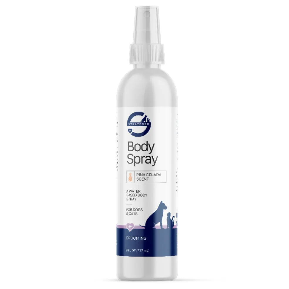 Stratford Body Spray for Dogs & Cats, Pina Colada Scent (8 oz)