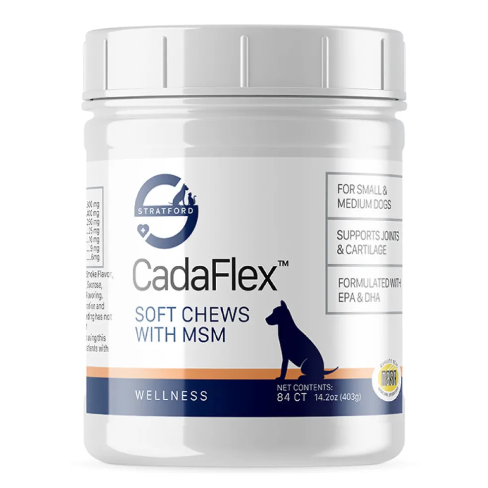 Stratford CadaFlex Soft Chews with MSM for Small & Medium Dogs (84 ct)