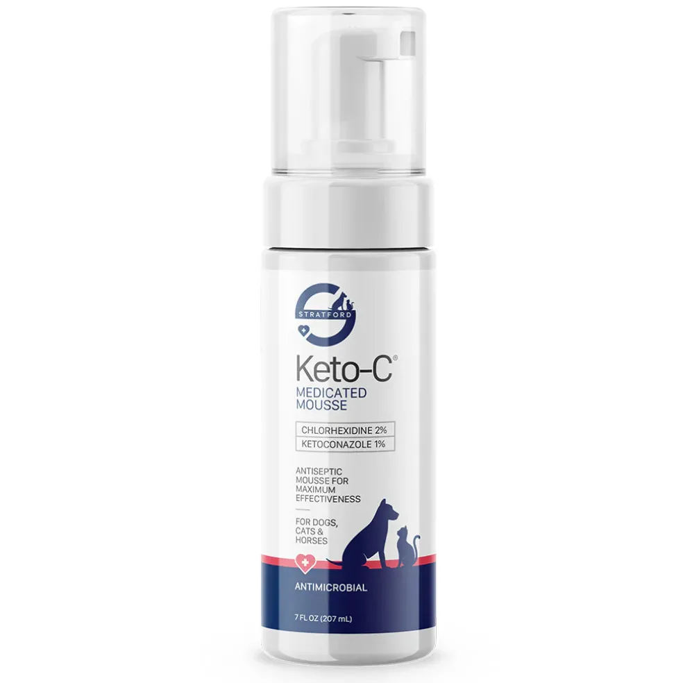 Stratford Keto-C Medicated Mousse For Dogs, Cats & Horses (7 oz)