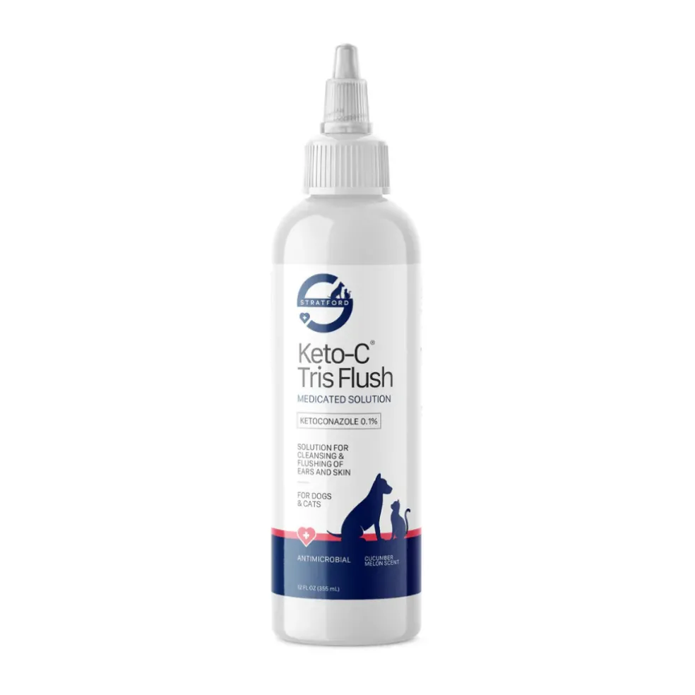 Stratford Keto-C Tris Flush Medicated Solution For Dogs & Cats (12 oz)