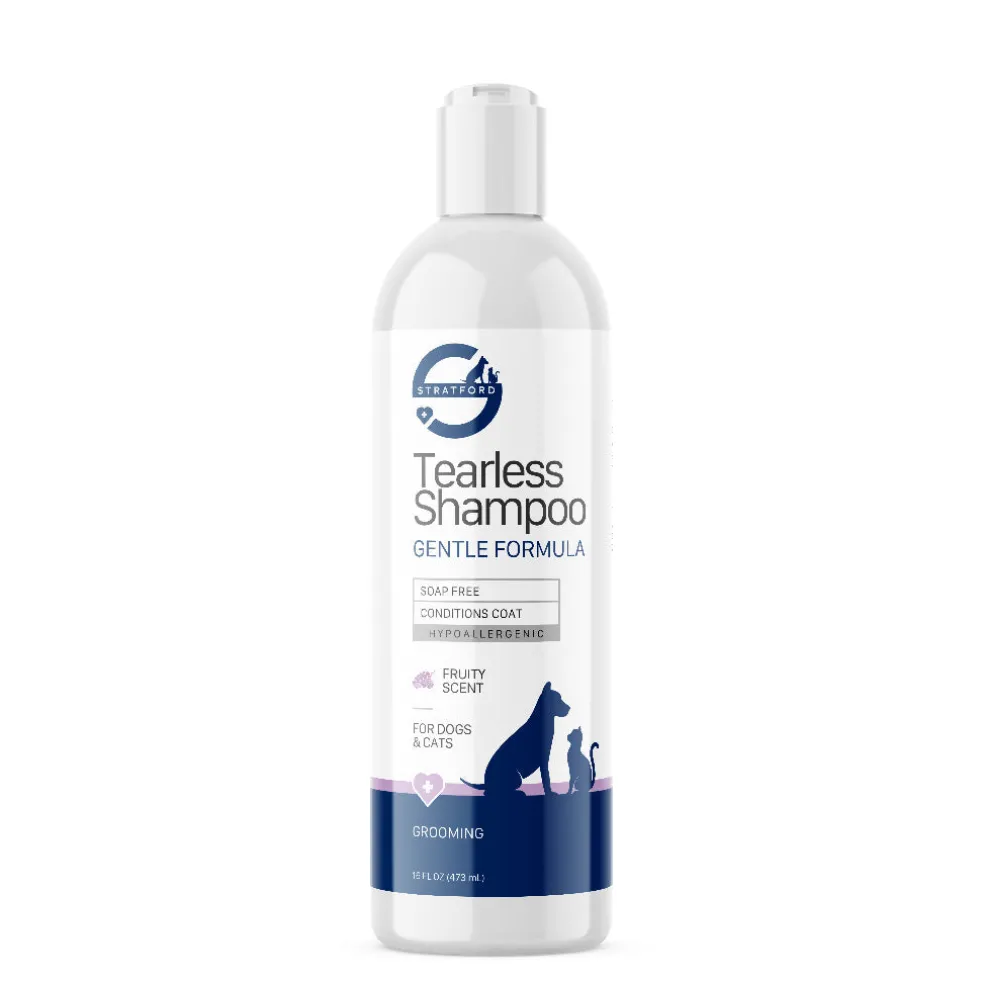 Stratford Tearless Shampoo Gentle Formula For Dogs & Cats (16 oz)