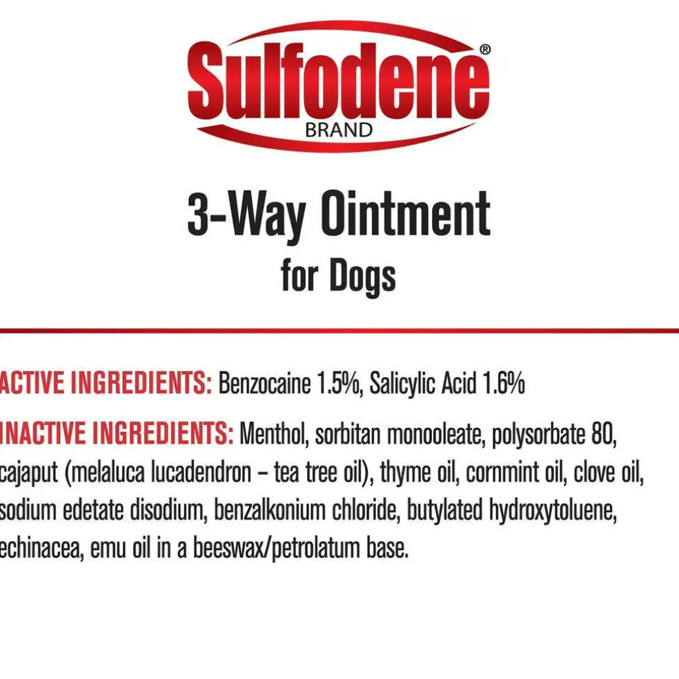 Sulfodene 3-Way Ointment for Dogs, 2-oz