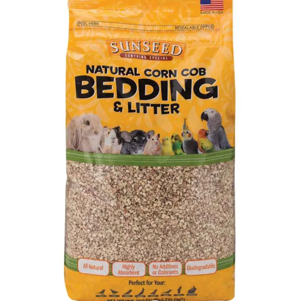 Sunseed Natural Corn Cob Bedding & Litter, 6 lbs