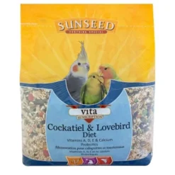 Sunseed Vita Sunscription Cockatiel & Lovebird Diet, 5 lbs