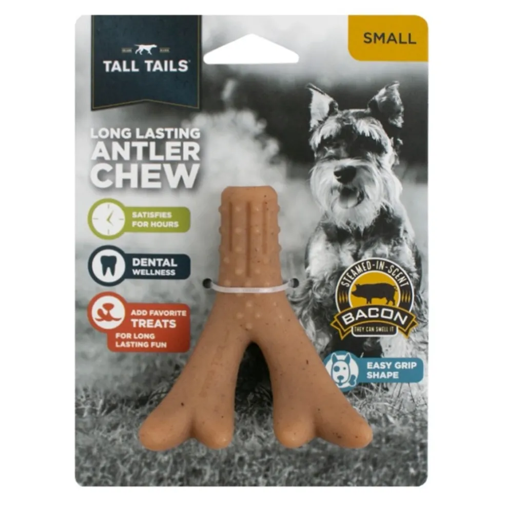 Tall Tails Dog Antler Chew, Bacon Flavor