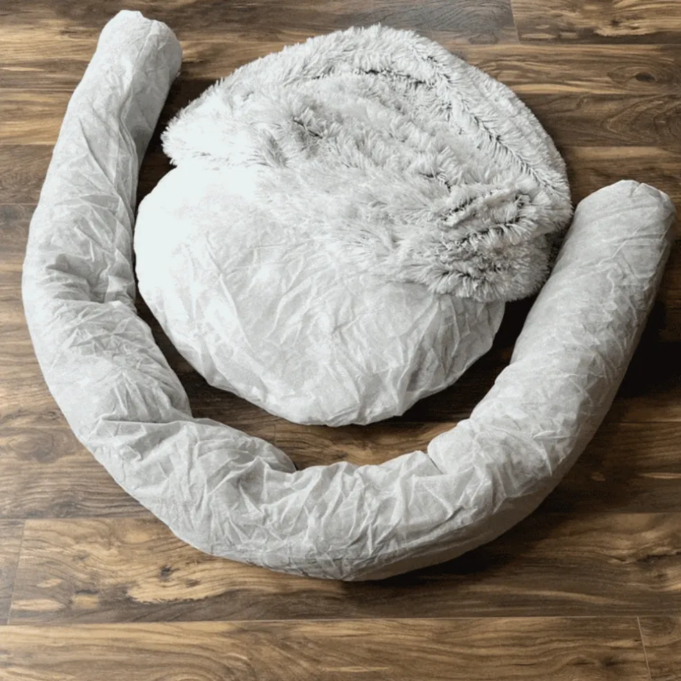 Tall Tails Dog & Cat Cuddle Bed Frosted