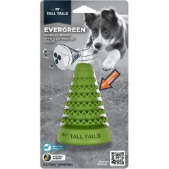 Tall Tails Dog Natural Rubber Toy, 4-in
