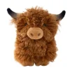 Tall Tails Plush Highland Cow Dog Toy, 8"