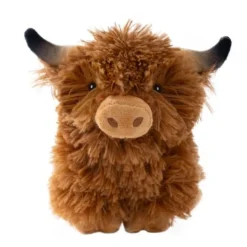 Tall Tails Plush Highland Cow Dog Toy, 8"