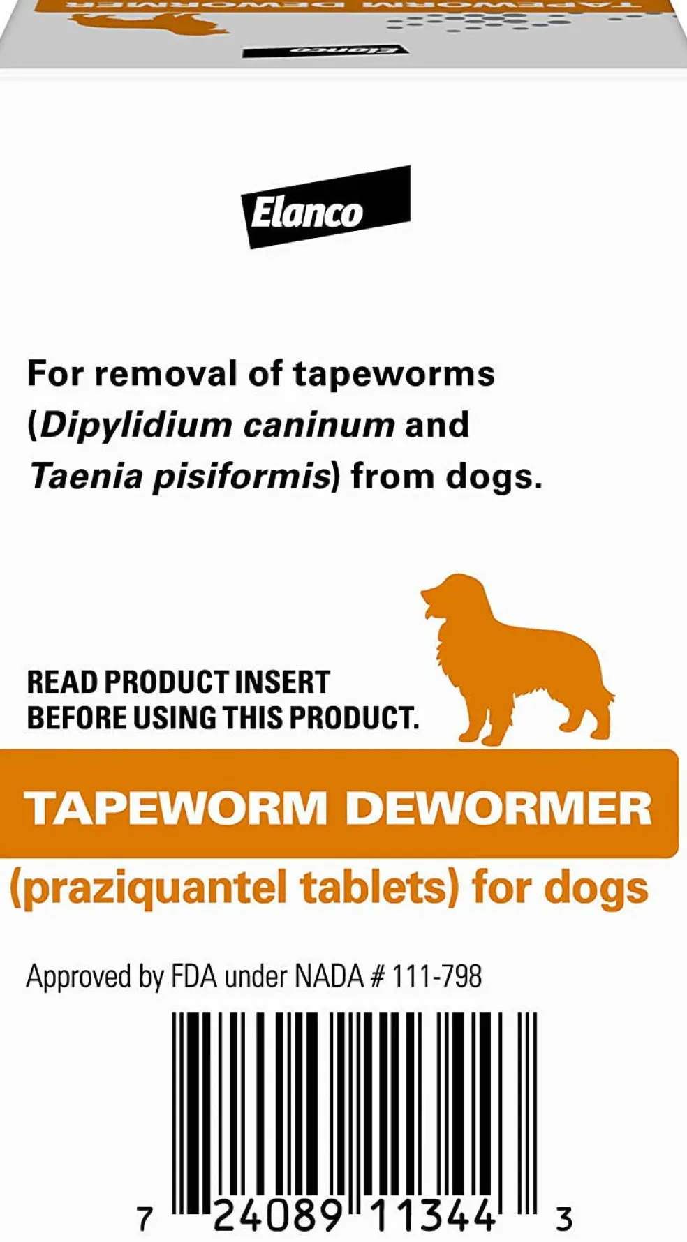 Tapeworm Dewormer for Dogs (5 Tablets)