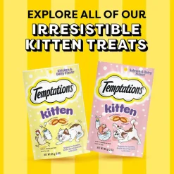 Temptations Chicken Flavor Crunchy & Soft Kitten Treats, 3-oz