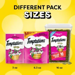 Temptations Classics Blissful Catnip Flavor Soft & Crunchy Cat Treats