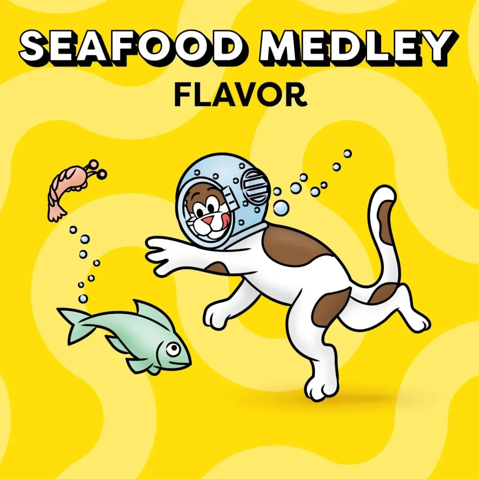 Temptations Classics Seafood Medley Flavor Soft & Crunchy Cat Treats