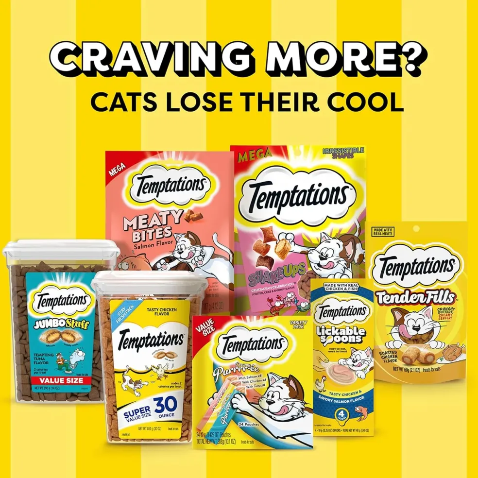 Temptations Classics Tantalizing Turkey Flavor Soft & Crunchy Treats for Cats