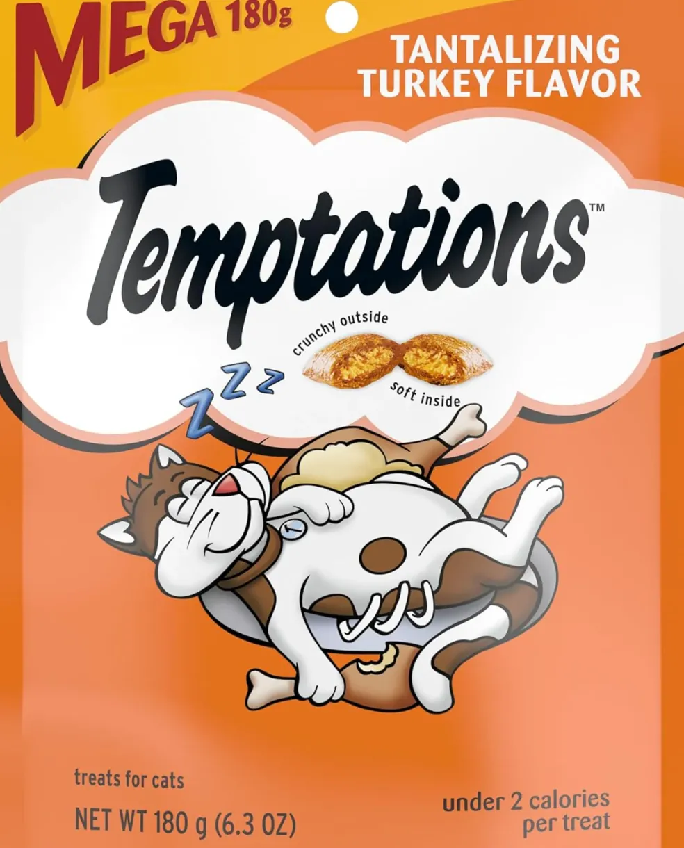 Temptations Classics Tantalizing Turkey Flavor Soft & Crunchy Treats for Cats