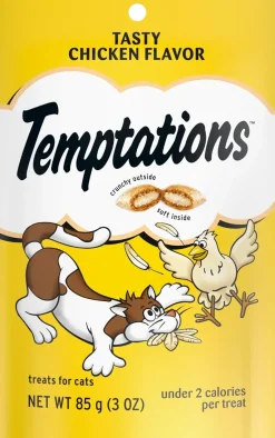 Temptations Classics Tasty Chicken Flavor Soft & Crunchy Cat Treats