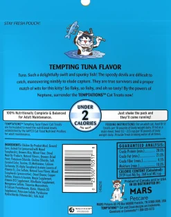 Temptations Classics Tempting Tuna Flavor Soft & Crunchy Treats for Cats, 6.3-oz