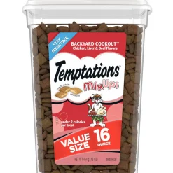 Temptations MixUps Backyard Cookout Flavor Soft & Crunchy Treats for Cats