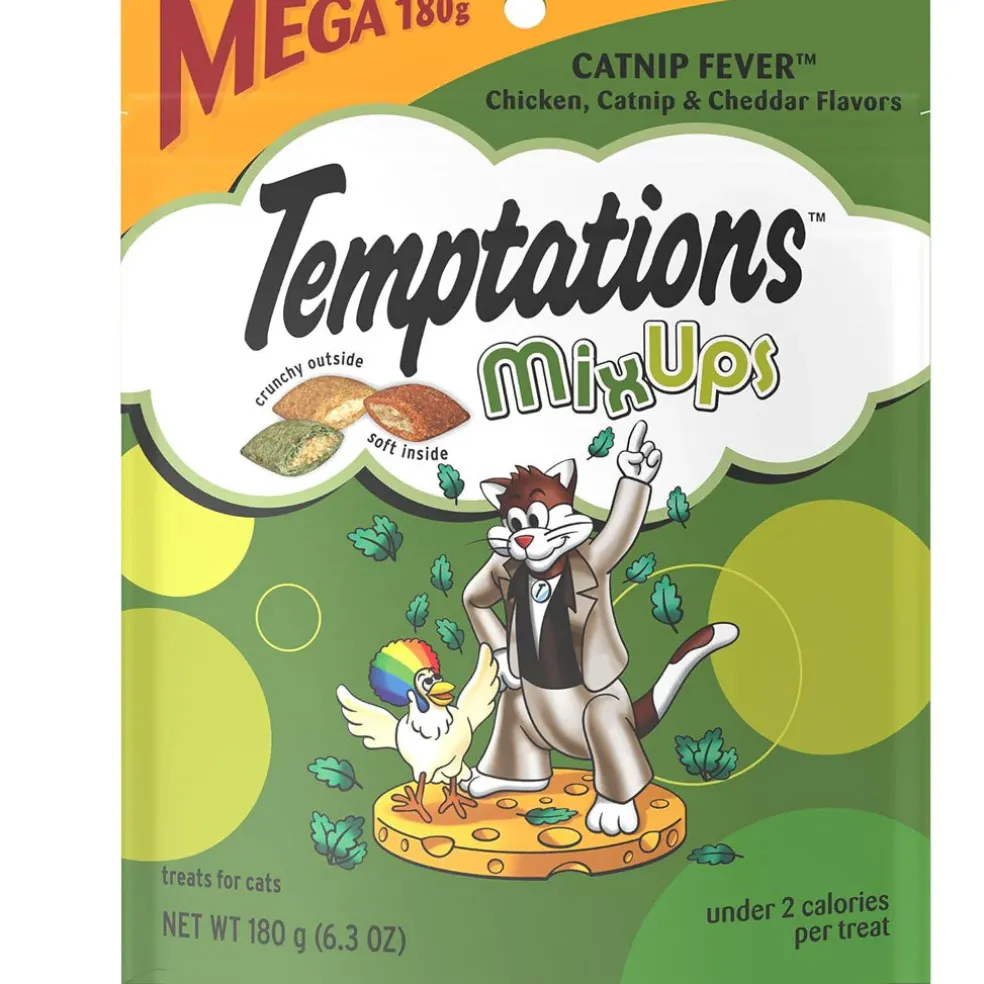 Temptations MixUps Catnip Fever Flavor Soft & Crunchy Treats for Cats