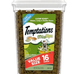 Temptations MixUps Catnip Fever Flavor Soft & Crunchy Treats for Cats