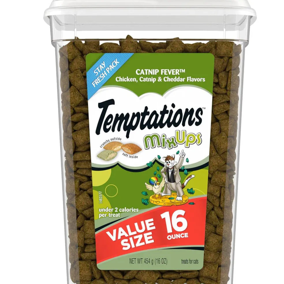 Temptations MixUps Catnip Fever Flavor Soft & Crunchy Treats for Cats