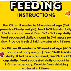 Temptations Salmon & Dairy Flavor Crunchy & Soft Kitten Treats, 3-oz