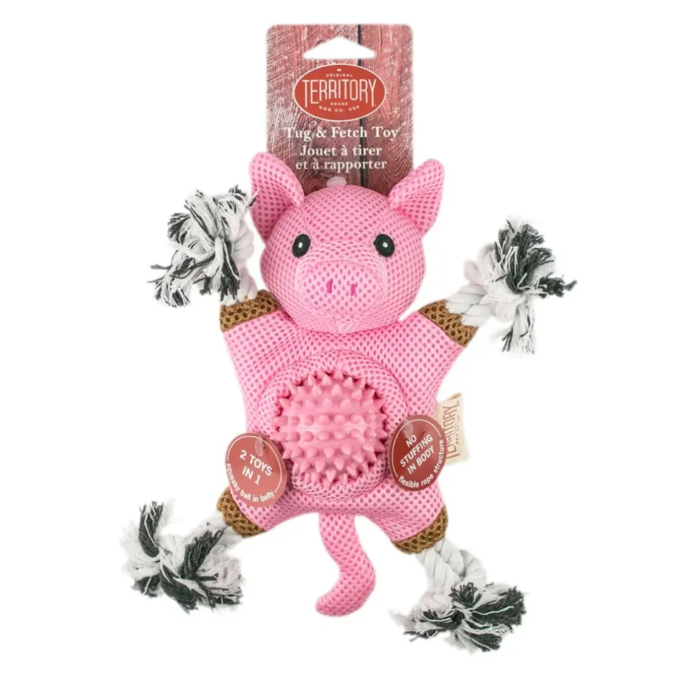 Territory 2-in-1 Fetch & Tug Dog Toy