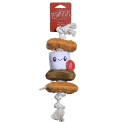 Territory S'mores Squeaker Tug Toy for Dogs