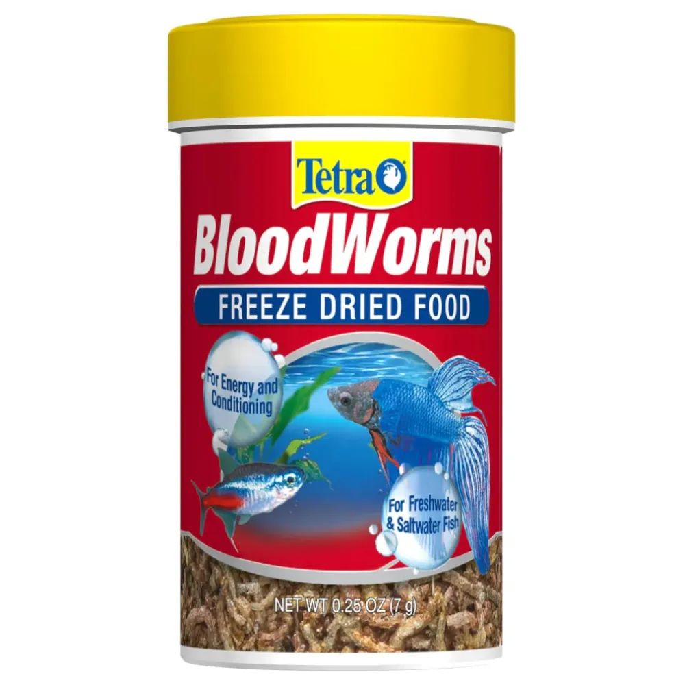 Tetra Bloodworms Freeze Dried Fish Food (0.25 oz)