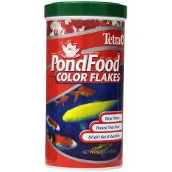 Tetra PondFood Color Enhancing Flakes for Koi & Goldfish (6 oz)