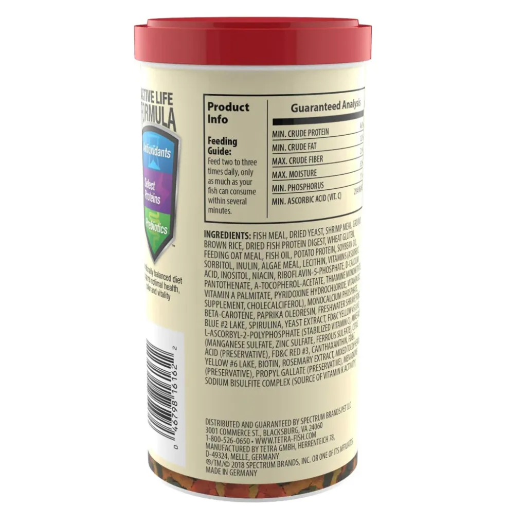 Tetra TetraColor Plus Tropical Flakes Fish Food