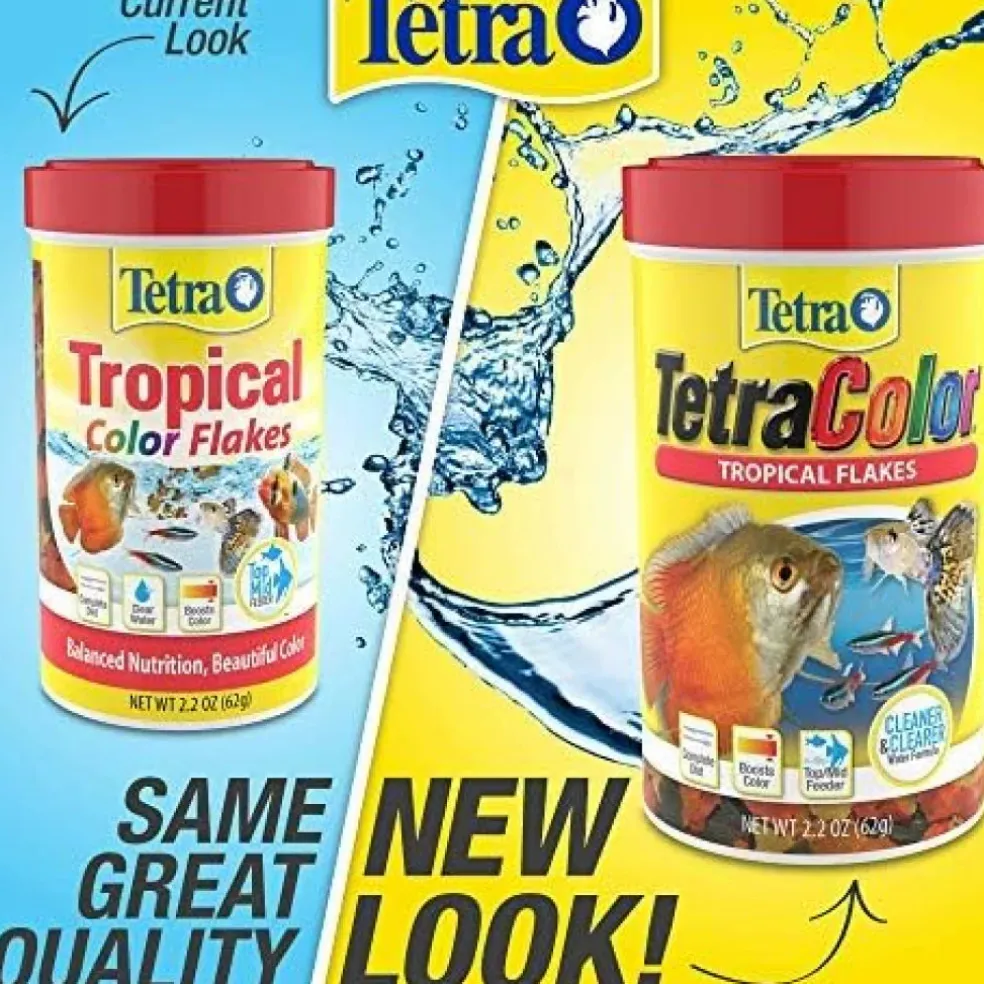 Tetra TetraColor Plus Tropical Flakes Fish Food