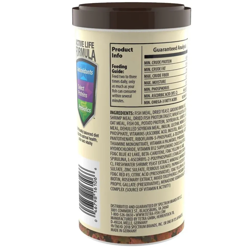 Tetra TetraMin Tropical Flakes Fish Food