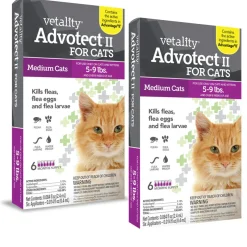 TevraPet Vetality Advotect II for Medium Cats 5-9 lbs