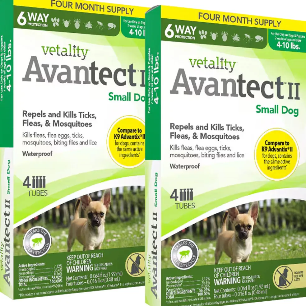 TevraPet Vetality Avantect II for Small Dog 4-10 lbs