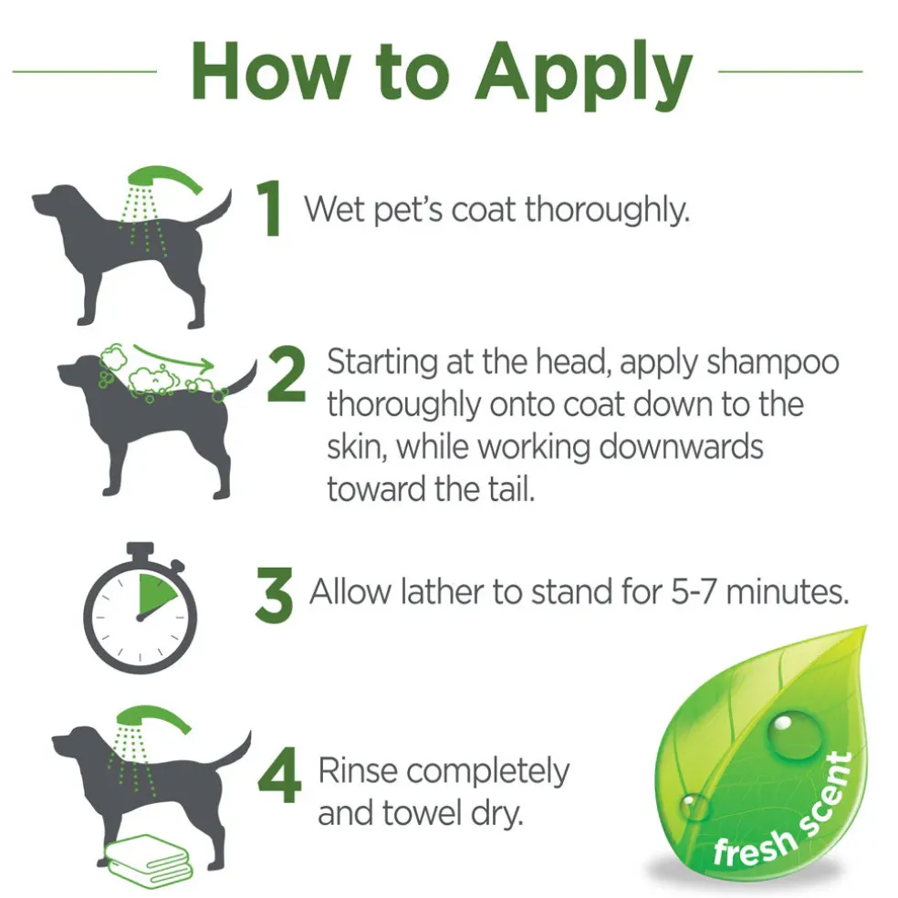 TevraPet Vetality Flea & Tick Conditioning Shampoo for Dogs, 8-oz