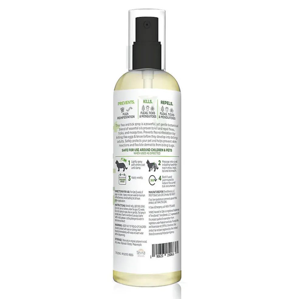 TevraPet Vetality Flea & Tick Spray for Cats & Kittens, 8-oz