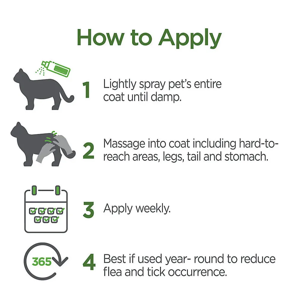 TevraPet Vetality Flea & Tick Spray for Cats & Kittens, 8-oz