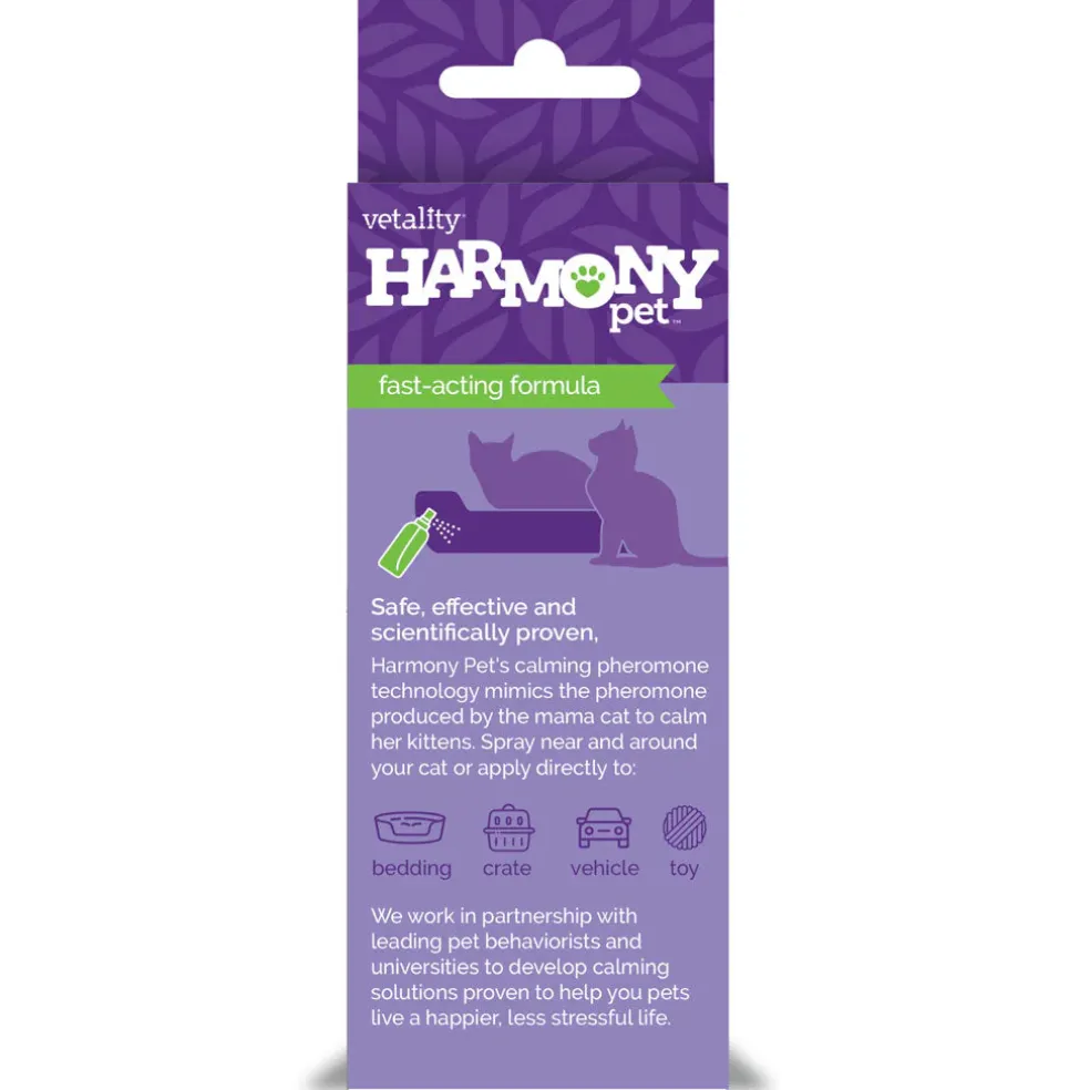 TevraPet Vetality Harmony Pet Calming Spray for Cats, 1.62-oz