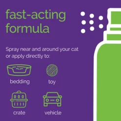 TevraPet Vetality Harmony Pet Calming Spray for Cats, 1.62-oz