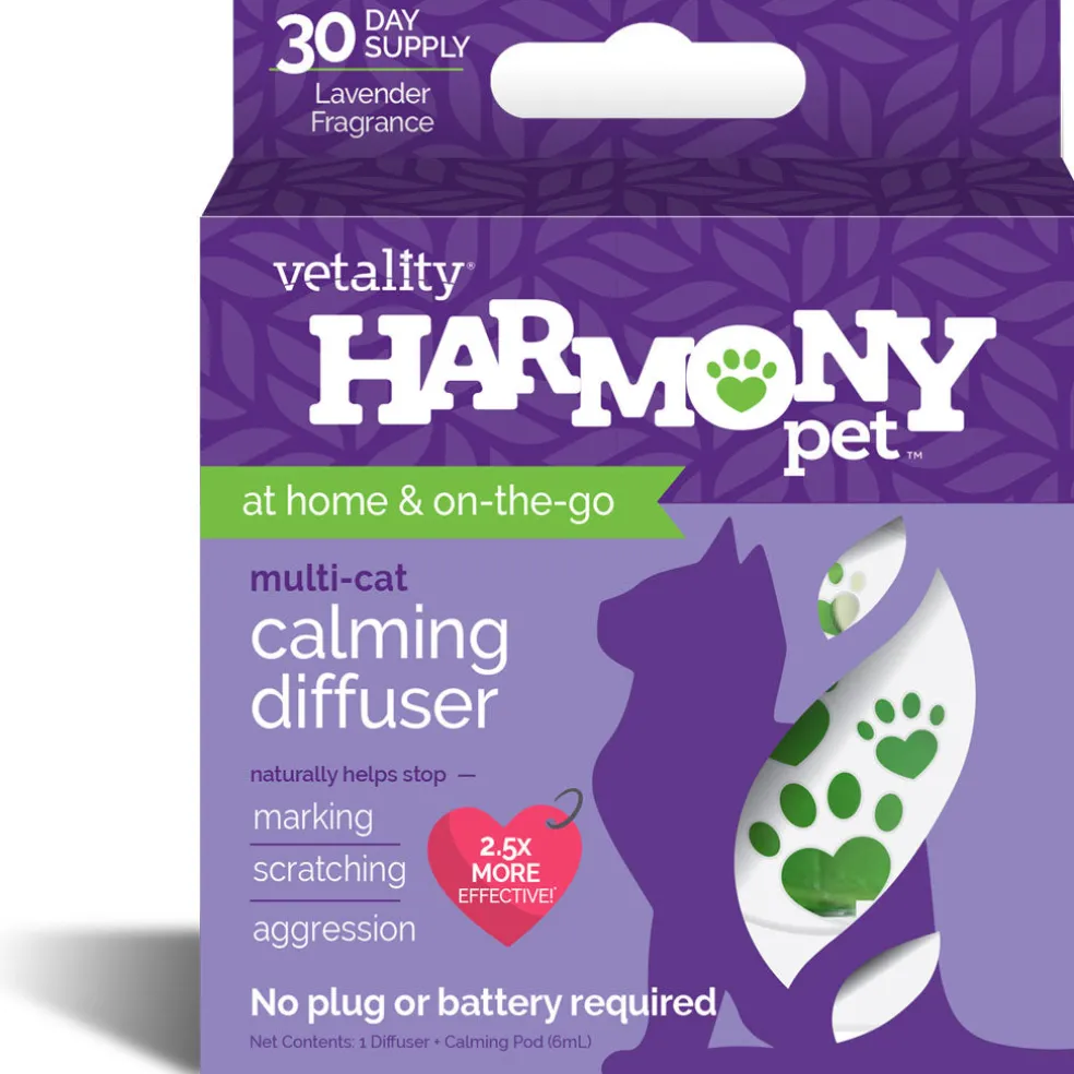 TevraPet Vetality Harmony Pet Home Calming Diffuser for Cats, 6-mL