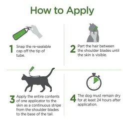 TevraPet Vetality Naturals Flea & Tick Topical for Cats of All Weights, 3 dose
