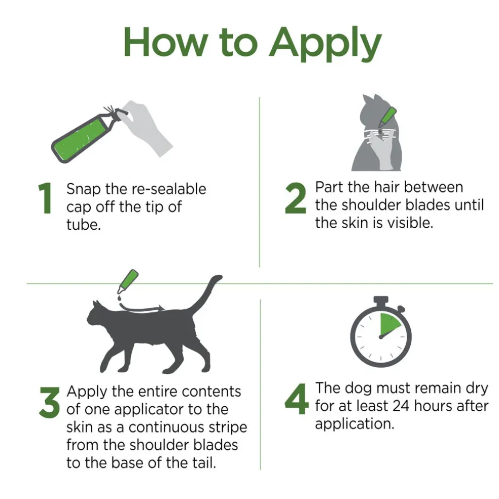 TevraPet Vetality Naturals Flea & Tick Topical for Cats of All Weights, 3 dose