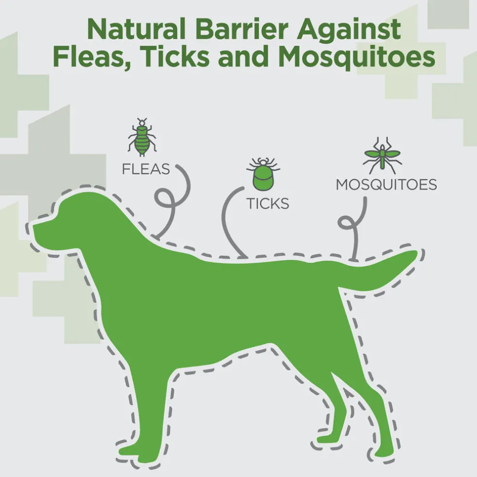 TevraPet Vetality Naturals Oral Flea & Tick Chews for Dogs, Chicken Flavor, 120 count