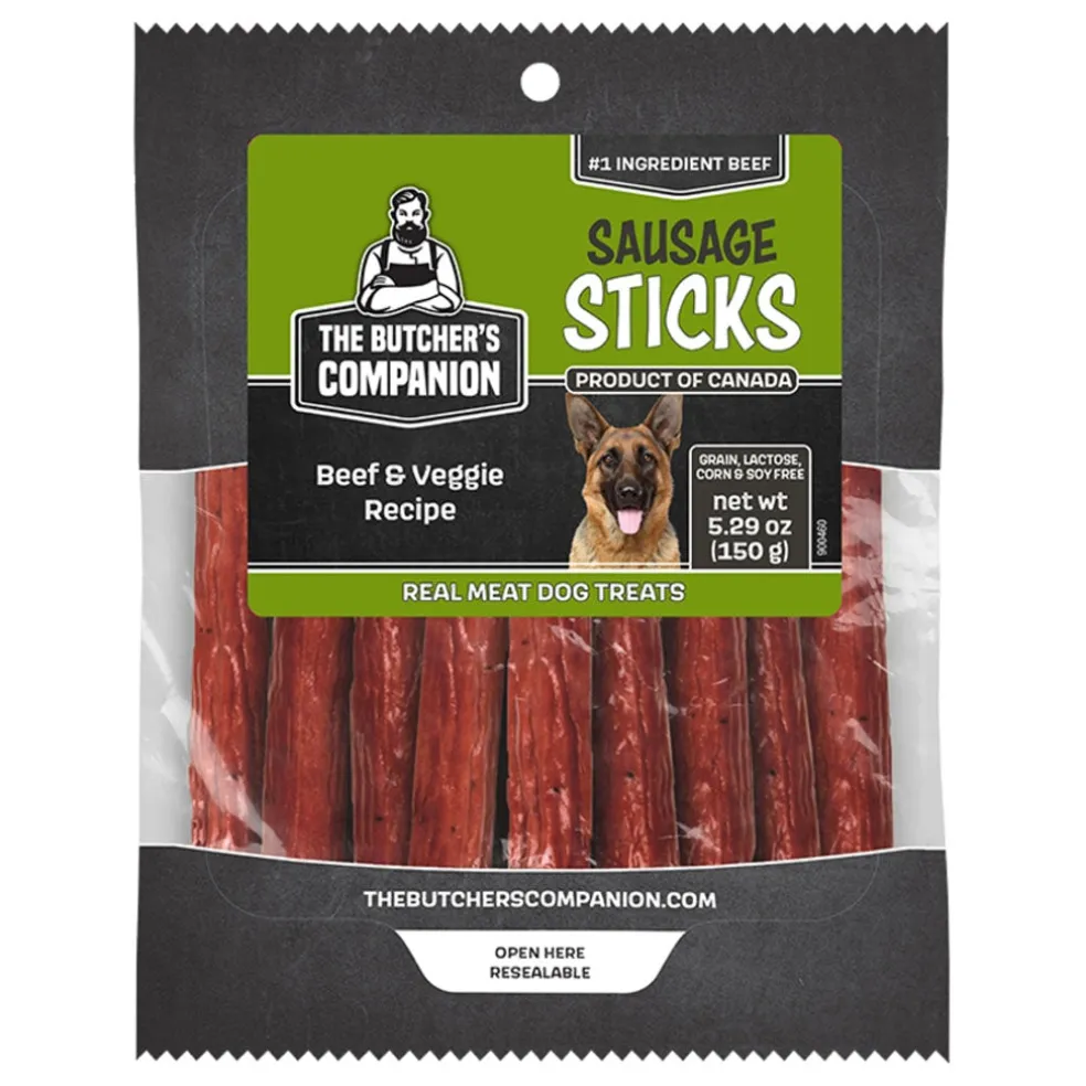 The Butcher's Companion Sausage Sticks Dog Treats